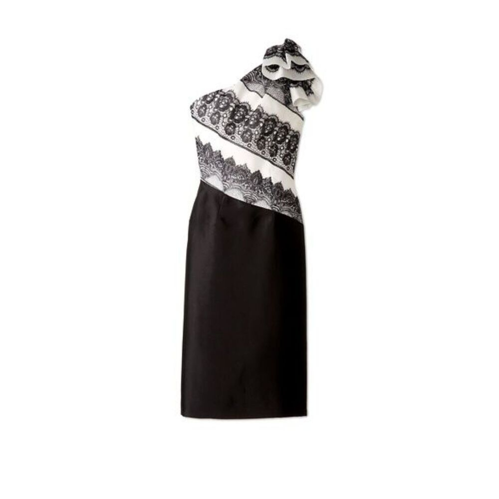 Carolina Herrera Silk Knee-Length Dress Size: US 8 - Picture 6 of 15